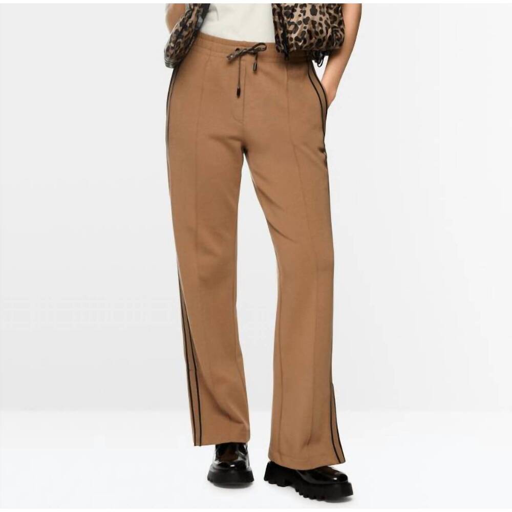 NEW MARC CAIN washington wide leg pants in brown